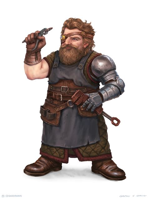 Dwarf Tinkerer By Gaston S Garcia Rimaginarydwarves