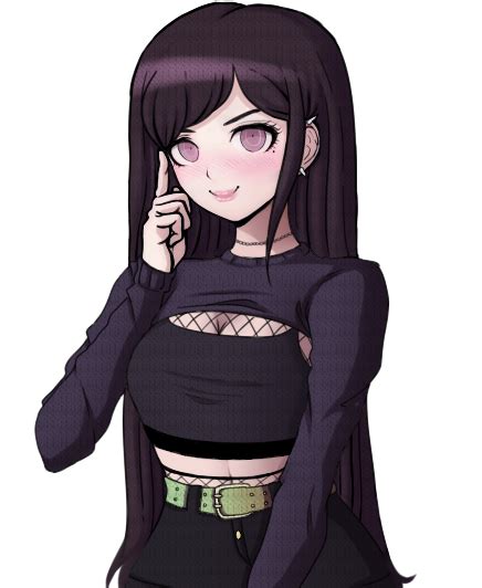 Haven't posted in forever and uh. Mikan Tsumiki but she's a big tiddy goth gf : danganronpa
