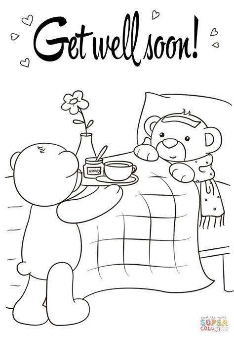 Check spelling or type a new query. Get Well Soon coloring page | Free Printable Coloring Pages