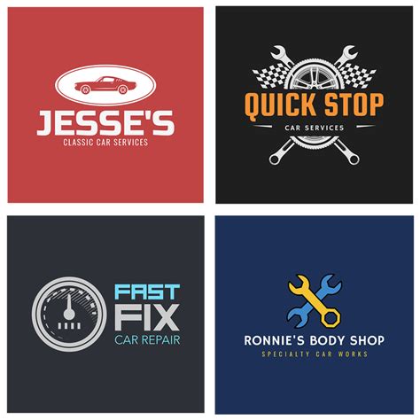 Automotive Repair Logos Ideas