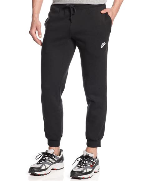 Lyst Nike Mens Aw77 Cuffed Joggers In Black For Men