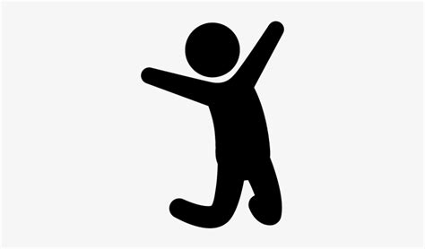 Jumping Man Vector Happy Person Png Icon Free Transparent Png