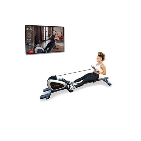 Fitness Reality Magnetic Rowing Machine With Bluetooth Workout Tracking