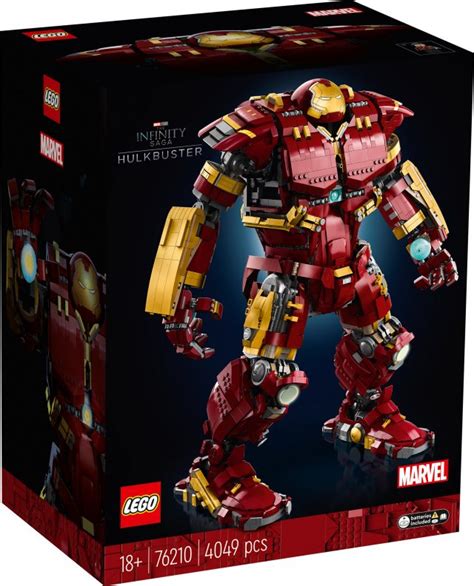 Lego Marvel Reveals 4000 Piece 76210 Iron Man Hulkbuster From The