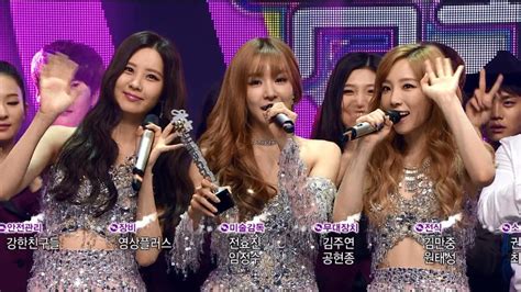 girls generation tts performs ‘holler and wins first place on ‘show music core