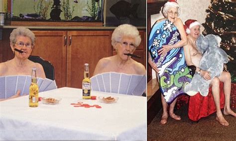 Ohio Grandmas Wilma Purvis And Norma Elfrink Strip Down For Charity Calendar Daily Mail Online
