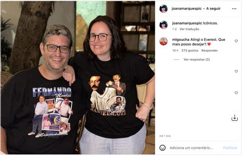 Joana Marques Posa Com T Shirt Com O Rosto De Manuel Luís Goucha Apresentador Já Reagiu