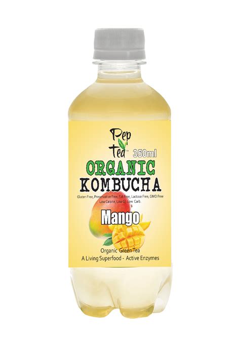 But should you drink it for your health? Organic Kombucha Tea - Mango - Pep Tea