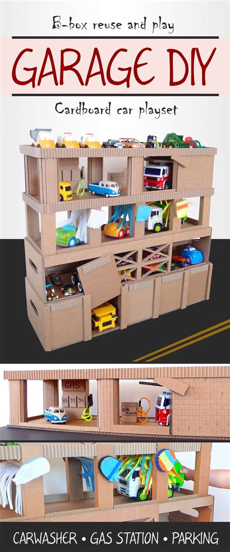 How to make car gmc pickup truck | diy cardboard rc car craft hello everyone my name is anil. COMPACT H 24.5 W 9.5 L 28"Functional: garage, parking ...