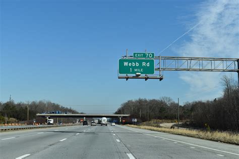 Interstate 85 North Concord To Salisbury Aaroads North Carolina