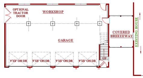 Blueprints Garage Workshop Plans Work Table Building Jhmrad 86699
