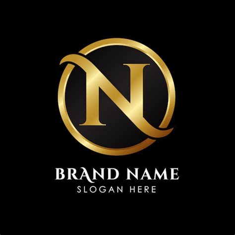 N Logo Gold Free Download Vector Psd And Stock Image