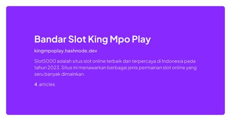 king mpo slot