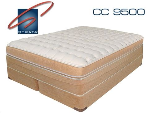 King softside waterbed mattress with bamboo pillow top and 95% waveless. STRATA® CC9500 Softside Waterbed Mattress