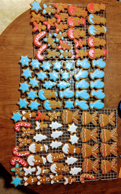gingerbread cookies  royal icing baking