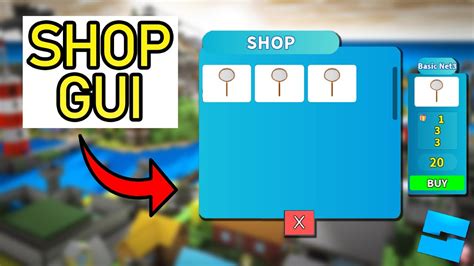 How To Create A Shop GUI In Roblox Ep 1 Building The GUI YouTube
