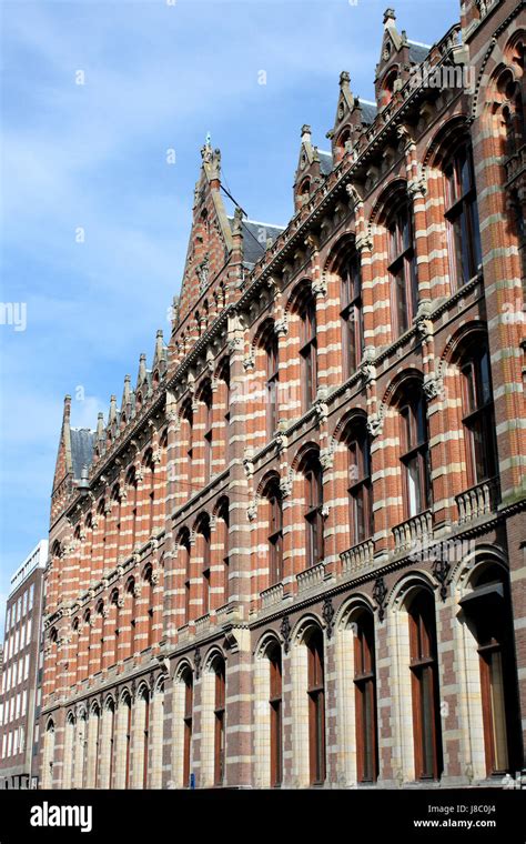 Brick Gothic In Amsterdam Stock Photo Alamy