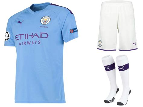 Manchester City 201920 Puma Home And Away Kits Football Fashion