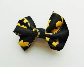Items Similar To Boutique Style Bat Inspired Hair Bow Bright And