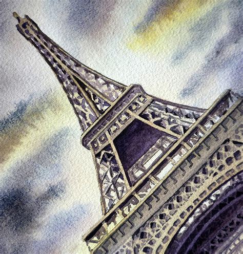 The Eiffel Tower Painting By Irina Sztukowski