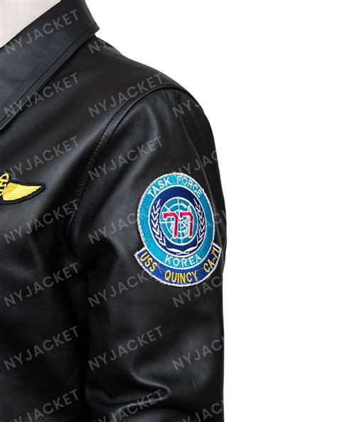 Top Gun Pilot Charlie Leather Jacket Kelly Mcgillis New Jacket
