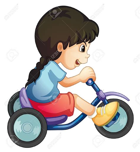 Kids Riding Bikes Clipart Free Download On Clipartmag