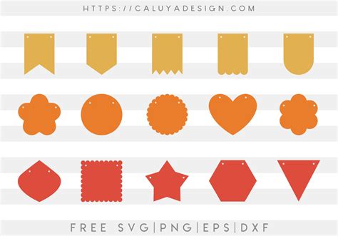 Free Banner Bundle Svg Png Eps And Dxf By Caluya Design