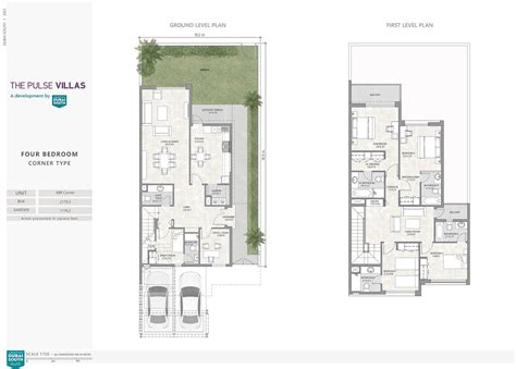 The Pulse Townhouses And Villas At Dubai South Floor Plans
