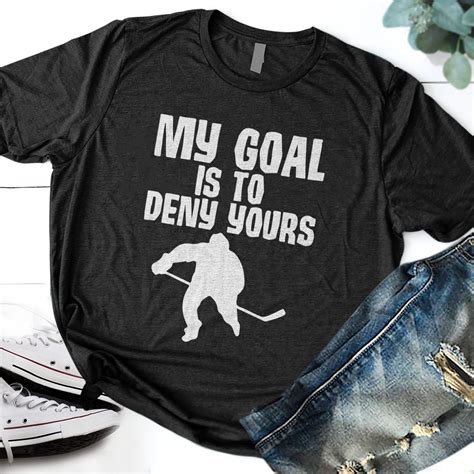 Hockey Shirt Hockey Goalie Gift Hockey Coach Gifts Hockey | Etsy in 2020 | Nerd shirts, Hockey 