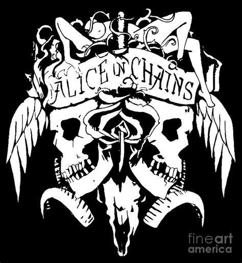 Alice In Chains Band Digital Art By Danilo Fine Art America