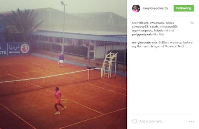 Wow Year Old Nigerian Female Tennis Star Marylove Edwards Emerges No In Africa Photos