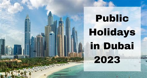 Top Public Holidays In Dubai For