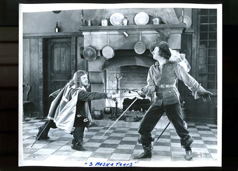 The Three Musketeers 8x10 Promotional Still Sword Fight Vg Good