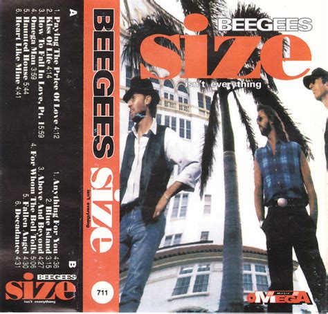 Bee Gees Size Isn T Everything 1993 Cassette Discogs