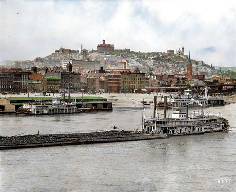 Shorpy Historic Picture Archive Old Iron Sides Colorized 1907
