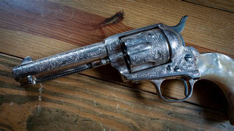 Antique Colt Engraved Saa Peacemaker G84 The Eddie Vannoy