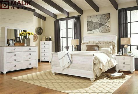 Malik Furniture White King Bedroom Set White King Size