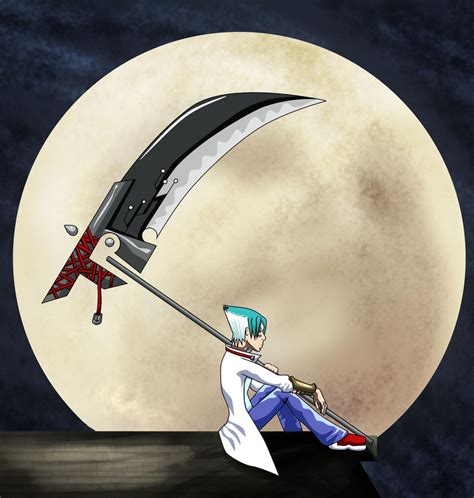 Me Scythe And Moon By Mechanicale On Deviantart