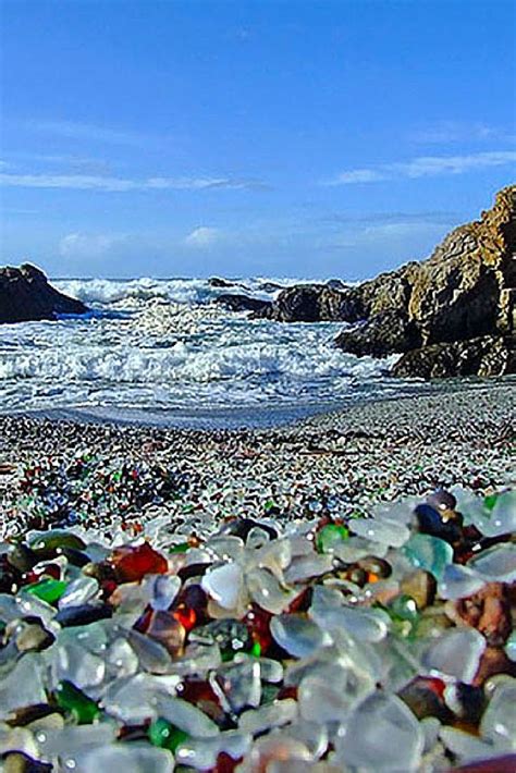 15 Of The Worlds Most Unique And Awesome Beaches Glass Beach