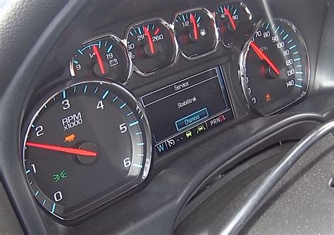 2025 Silverado Service Stabilitrak