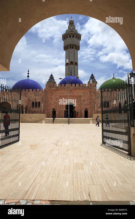 Great Mosque Touba Republic Of Senegal Africa Stock Photo Alamy