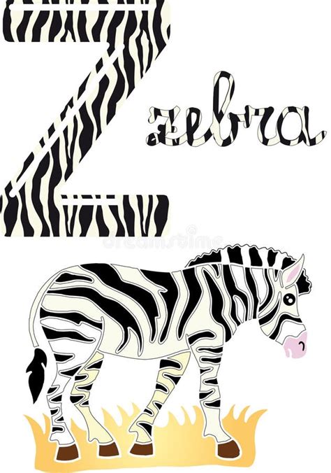 Zebra Pattern Stock Vector Illustration Of Nature White 1745710