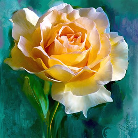 Rose Canvas Painting At Explore Collection Of Rose