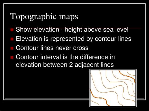 Ppt Topographic Maps Powerpoint Presentation Free Download Id2603929