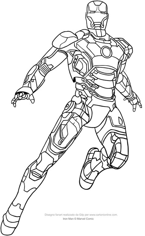 Dibujos Para Colorear De Ironman Dibujo De Iron Man En Combate Para