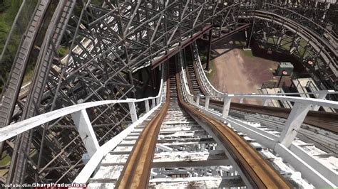 Rolling Thunder On Ride Six Flags Great Adventure Youtube