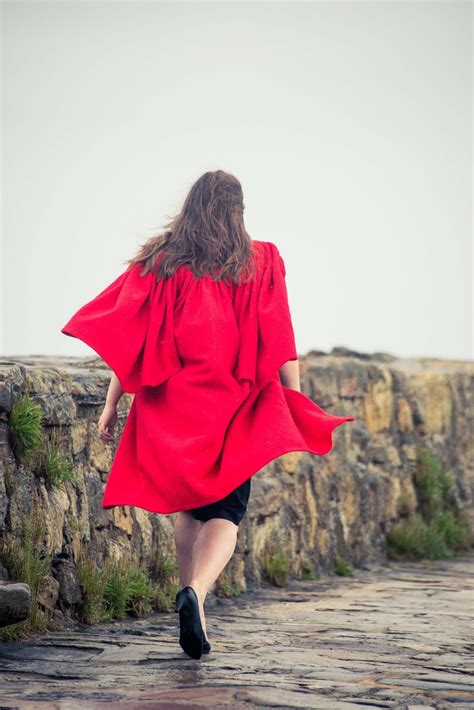 University Of St Andrews Red Academic Gown Photo Shoot — Liquid Grain