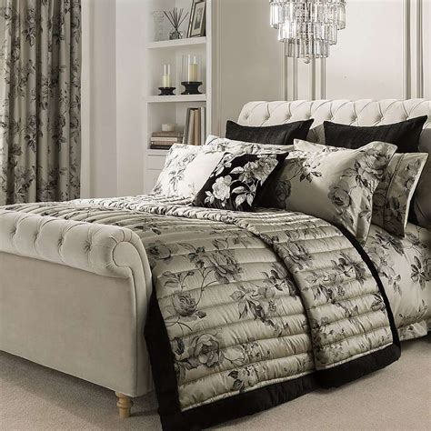 Dorma Harriet Charcoal Bed Linen Collection Dunelm Bed Linens