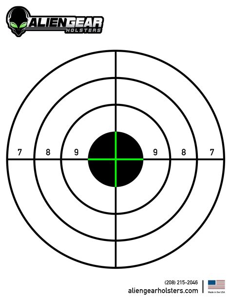 Free Printable Shooting Targets 85 X 11 Free Templates Printable