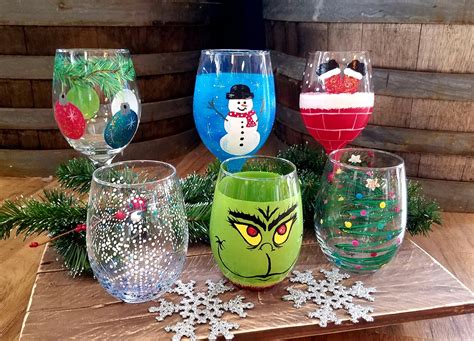 1221 Christmas Wine Glass Painting Party Set Of 2 — Welcome